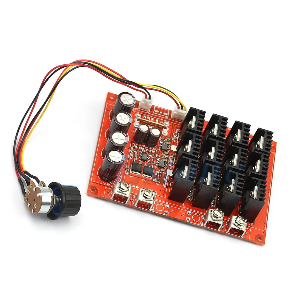 

10-50V 60A Motor Speed Control PWM HHO Controller 3000W 12V 24V 48V