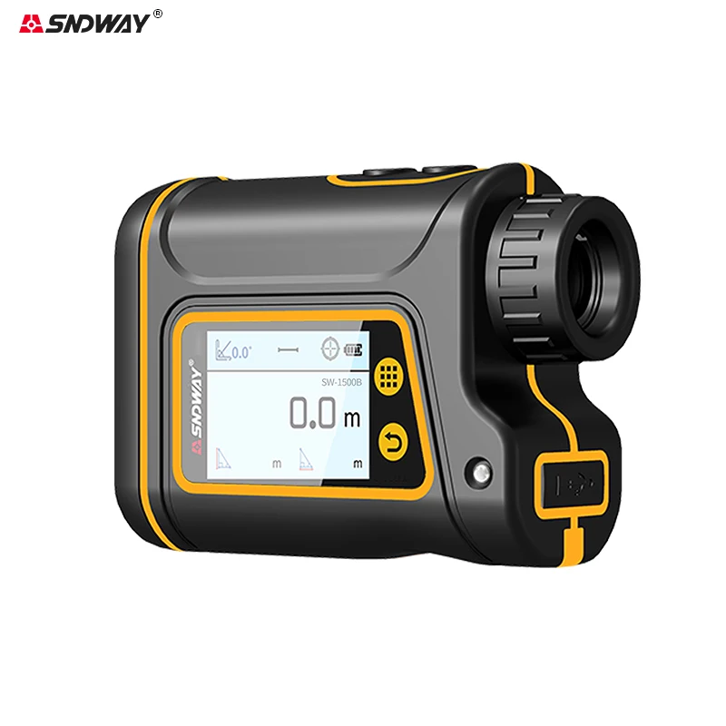 Telescopio telemetro Laser SNDWAY 800M 1000M 1500M LCD touch Display distanziometro monoculare per Golf caccia Sport tester