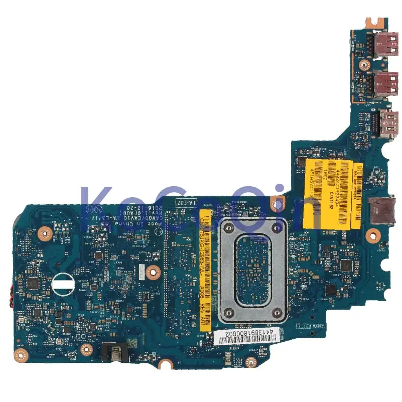 For DELL Latitude 3189 Celeron N3350 Laptop Motherboard CN-0T5JKG 0T5JKG Notebook Mainboard CAV00 CAV10 LA-E371P SR2Z7 4GB