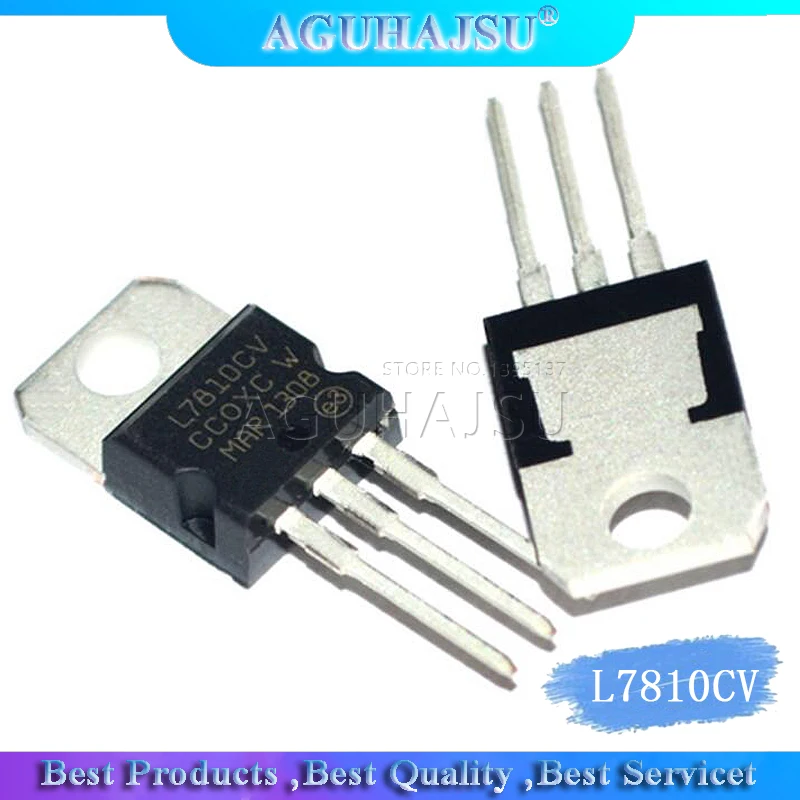 10PCS L7810CV TO220 L7810 TO-220 7810 LM7810 MC7810 7810CV new voltage regulator IC