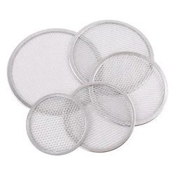 6/7/8/9/10 inches BBQ Grill Netting Toast Bread Baking Tray Multi-functional Barbecue Plate Non-stick Pizza Pans