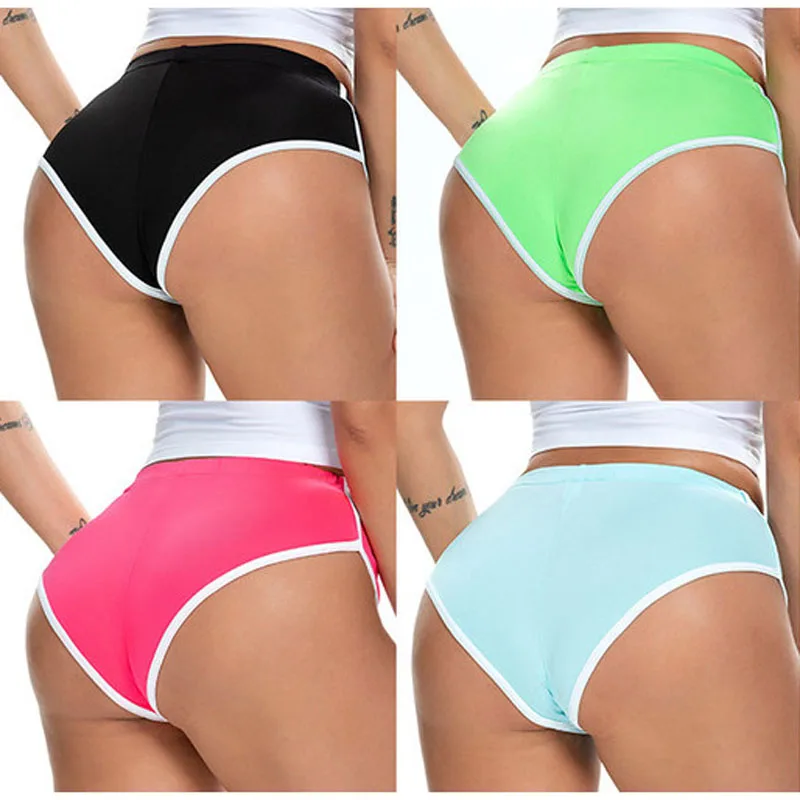 S-XXL Beachwear Hot Sexy High Cut Booty Biker Shorts Micro Mini Short Pole Dance Night Clubwear Bermuda Feminina Fitness Shorts