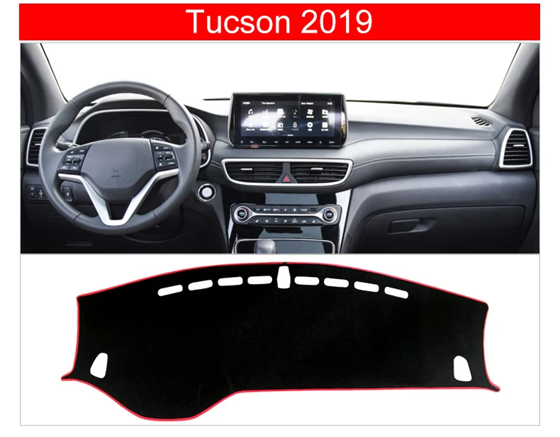 FURLOU Tappetini Auto In Pelle Per Hyundai Tucson 3 (TL 2015-2018) - Copertura Completa Impermeabile Antiscivolo - Colore Black-Beige - 2