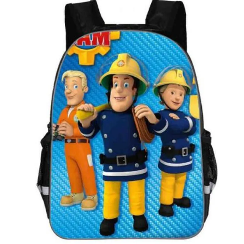 Popular Gifts For Kids Baby Round Backpack Bag For Children Cartoon Hero Fireman Sam Backpack Bag For Girls Boys school bags