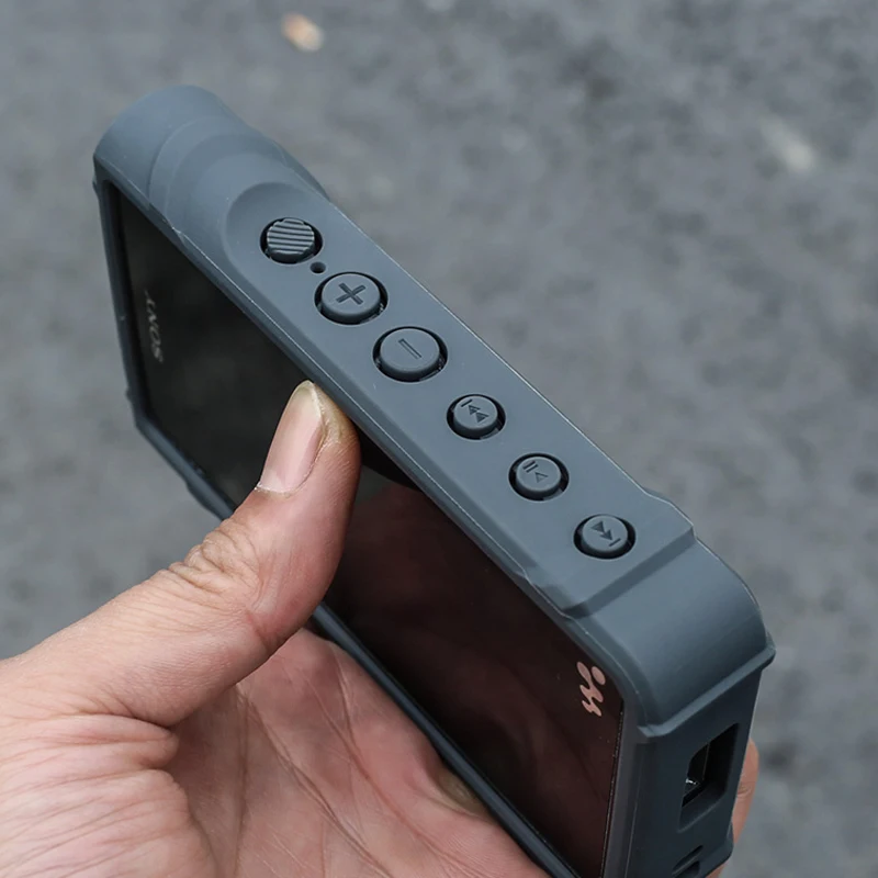 for Sony NW-WM1A WM1A NW-WM1Z WM1Z Skidproof Rugged vibration-proof Armor Full Protective Skin Case  With Dust Plug