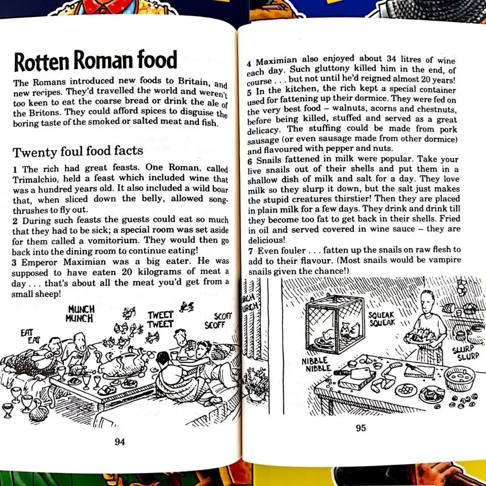 20 Books Horrible Histories Collection Ages 8-12 English