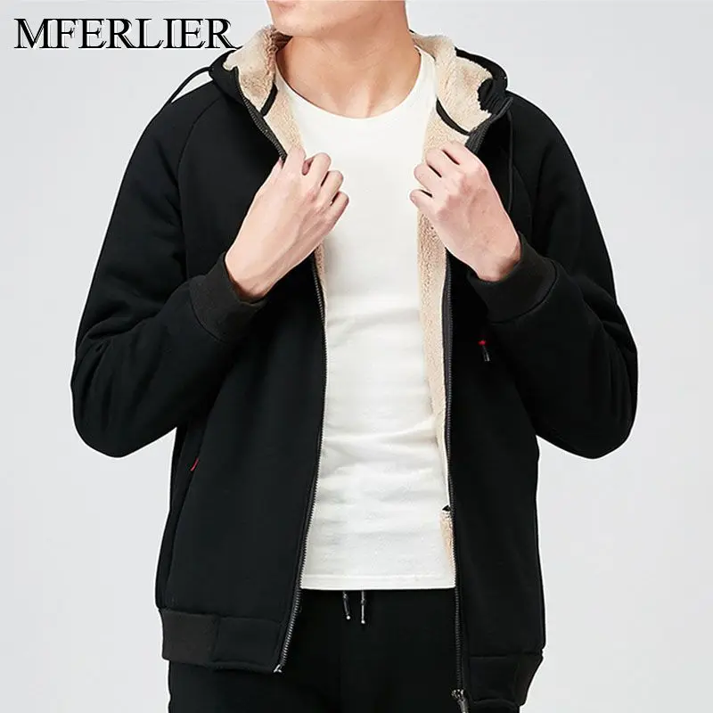 

Autumn Winter jackets men Plus size 5XL 6XL 7XL 8XL Bust 140cm fleece warm men jackets