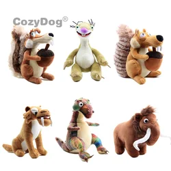 20 cm Movie Ice Squirrel Stuffed Plush Toys Doll Cartoon Anime Cute Tiger Elephant Plush Toy New Arrival Women Kid Birthday Gift