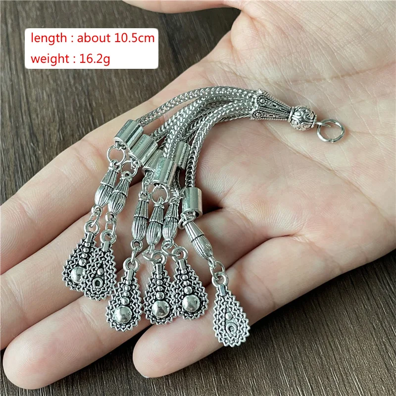 JunKang 2pcs leaf feather rosary pendant charm jewelry making DIY handmade bracelet necklace accessories materials