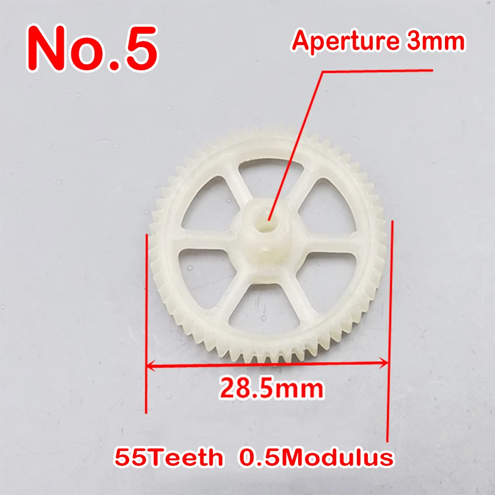 Plastic Teeth Double Layer Gears Reduction Gear Various series 0.3 / 0.4 / 0.5 modulus for kids\' toy helicopters Car Boat Parts