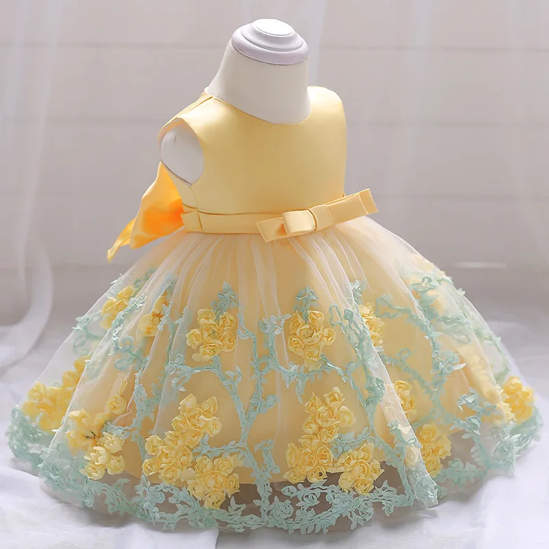 

Flower Dress Baby Girl Dress Baptism Dresses for Girls 1st Year Birthday Party Wedding Christening Dress Infant Clothing Gifts