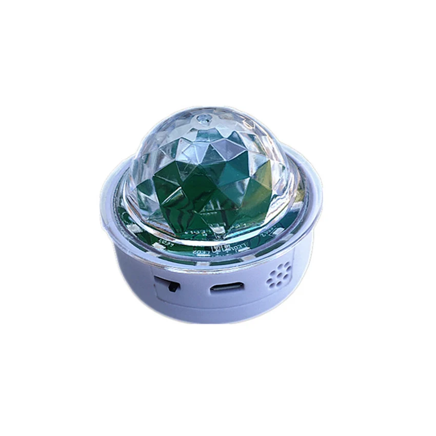 Luci a sfera da discoteca a LED per auto, luci a sfera stroboscopiche portatili, luci per feste attivate dal suono con Base magnetica, illuminazione DJ