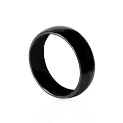 RFID T5577 or uid chip Black ceramic ring smart fashion ring  RFID 125kHz or 13.56MHz for men or women