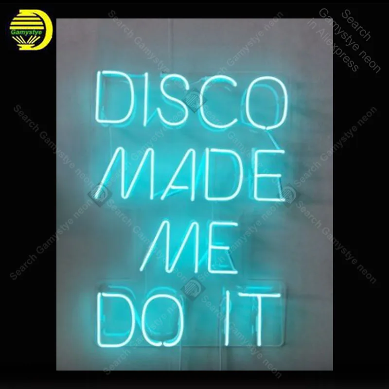 Neon Sign for Disco Made Me Do It Display Decoracion Express ship Beer Neon Light up wall sign Neon Signs for bedRoom Letrero