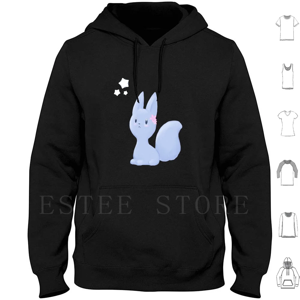 Stellar Fox Hoodies Fox Kitsune Stars Starlight Flowers