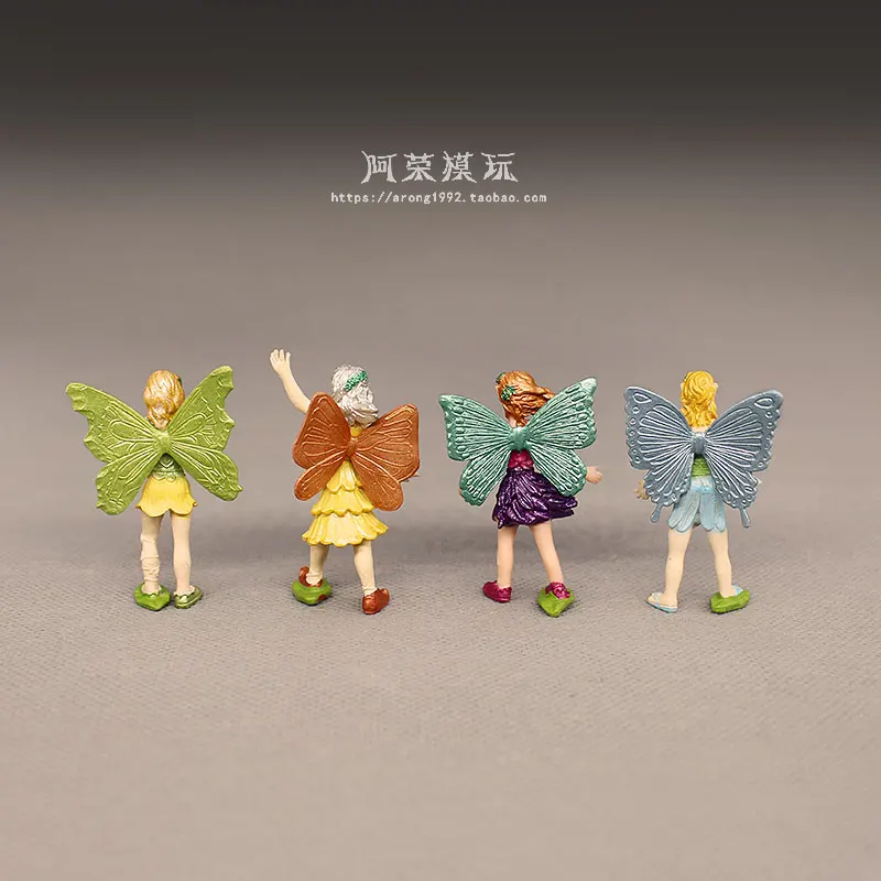 Miniature Decoratio Anime Figure Butterfly Elf Model Ornaments Fantasy Mini Little Fay Fairy Garden Action Figures Figurine Toys