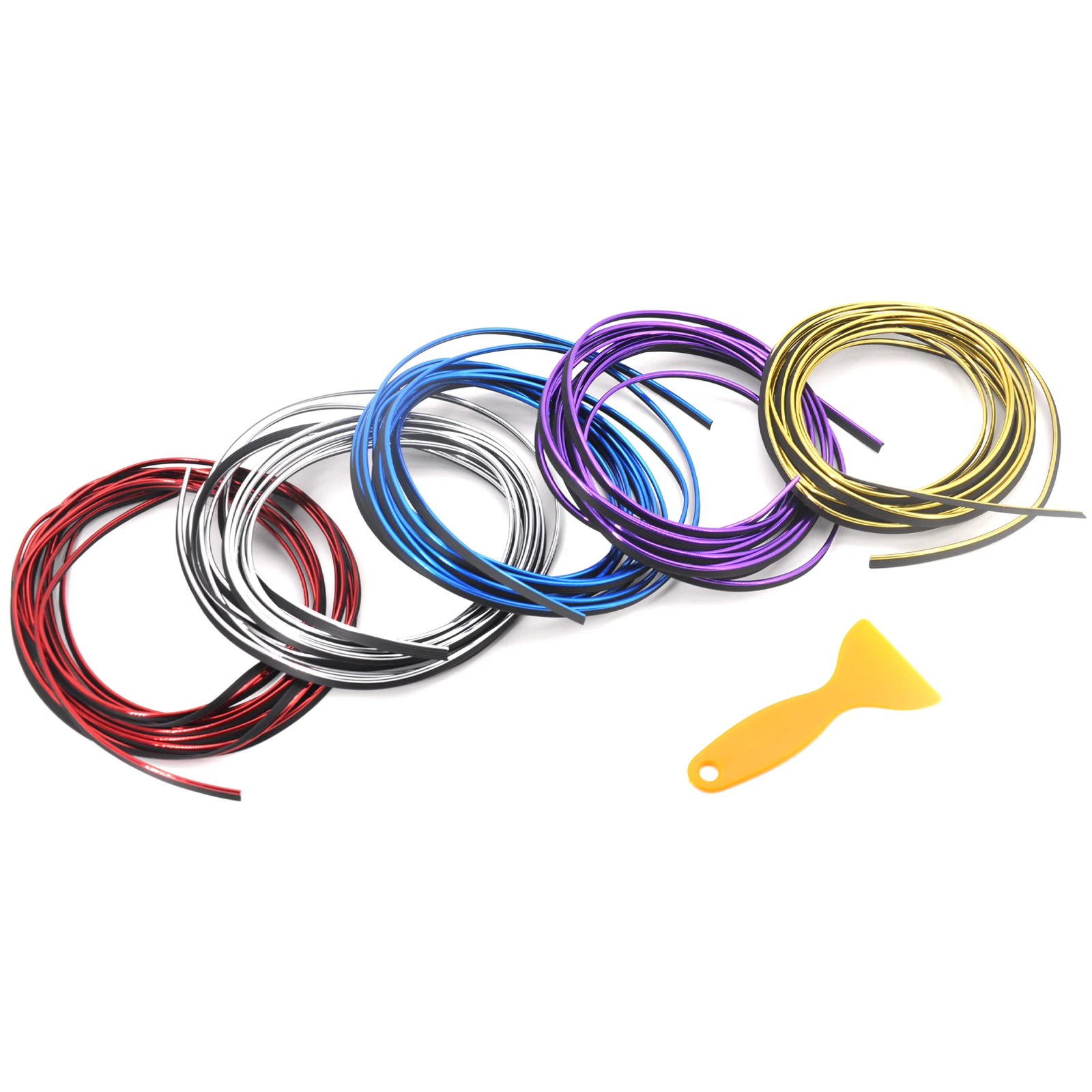 5M Car Styling Car Interior Decoration Strips Detachable Gap Car Seal Dashboard Door Edge Moulding Trim Line Strip Universal - Image 2