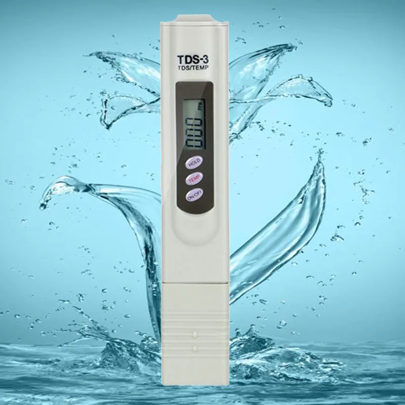 Portable TDS-3 Meter Digital TDS Water Quality Testing Pen Aquarium Pool tester Hardness Meter GH/DH Test Tool Accessories