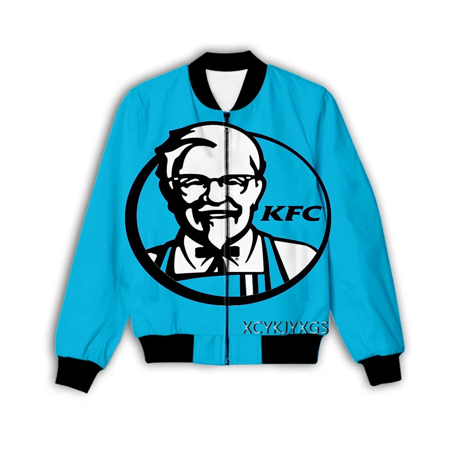 Phechion New Men/Women KFC 3D Printed Jacket Fashion Streetwear Men Loose Sporting Jacket & Coat M50