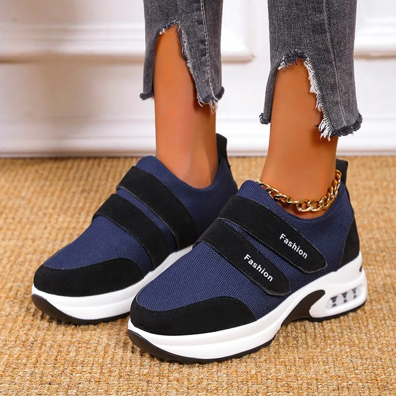 

2022 New Mesh Breathable Shoes for Woman Sneaker Europe Plus Size 43 Feminino Zapatos De Mujer Casual Platform Shoes Female