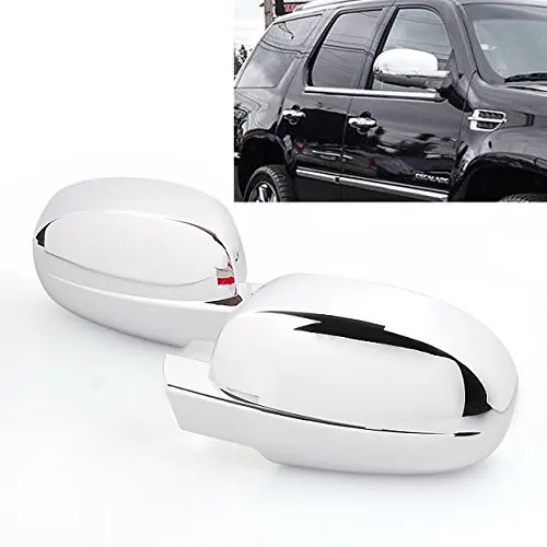 Chrome Side Door Handle + Full Mirror Cover Set For 2007-2013 Silverado Suburban Tahoe Avalanche GMC Sierra Cadillac Escalade