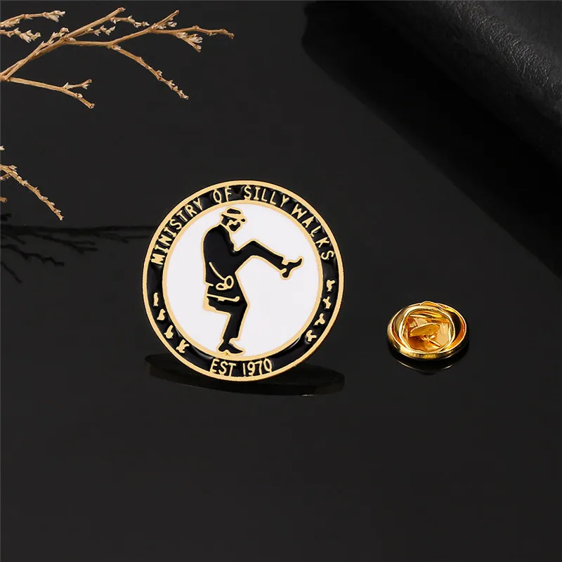 How Far Can You Go In Monty Python's The Ministry Of Silly Walks Lapel Pin Brooch