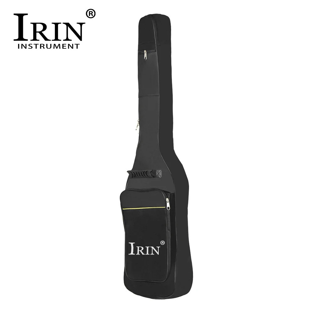 IRIN Waterproof Guitar Case Double Strap Padded Black Electric Guitar Gig Bag Backpack Shoulder Straps Guitar Parts Accessories