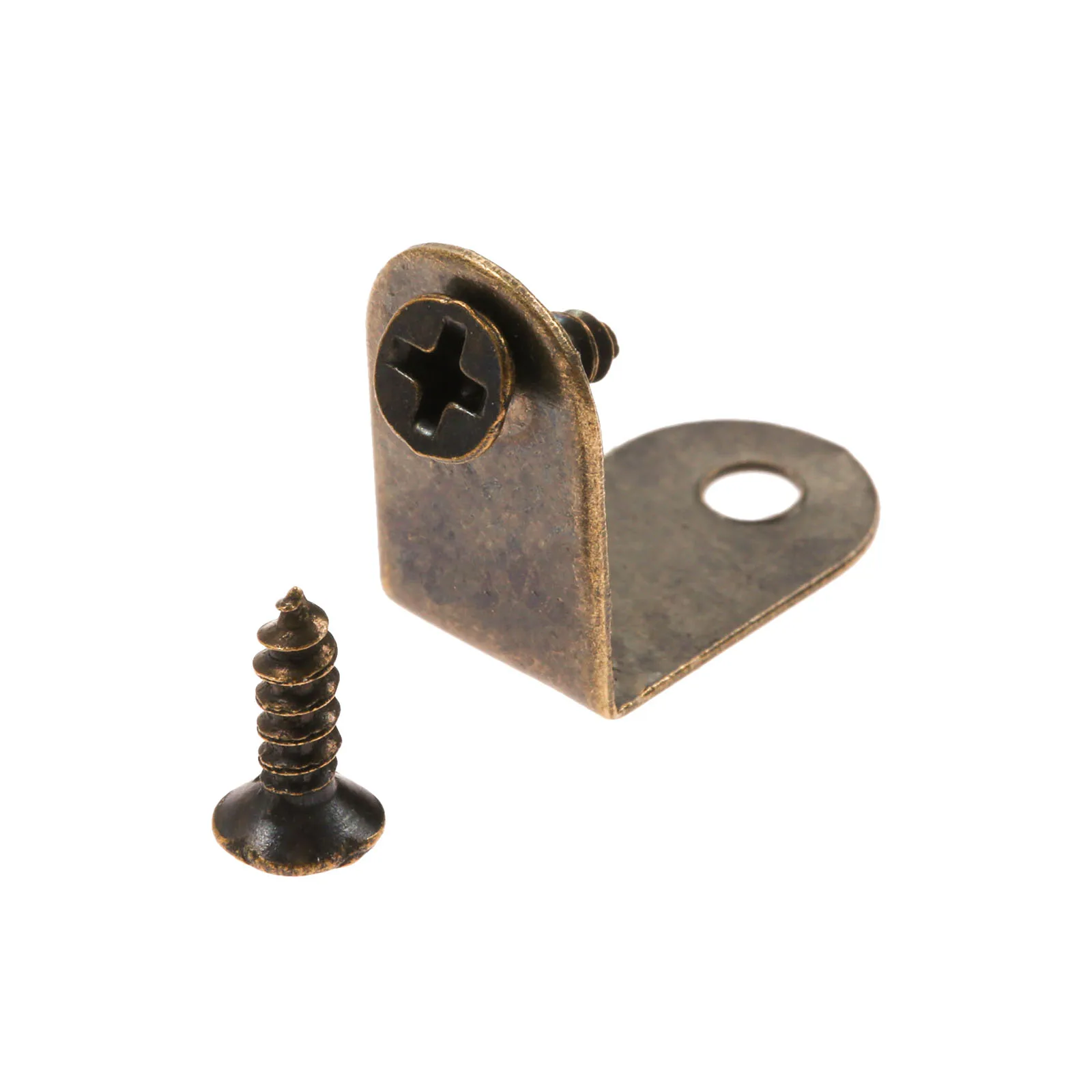 20Pcs 15*9mm Iron Decorative Corner Protectors Antique Jewelry Wine Gift Box Wooden Case Corner Protector Guard