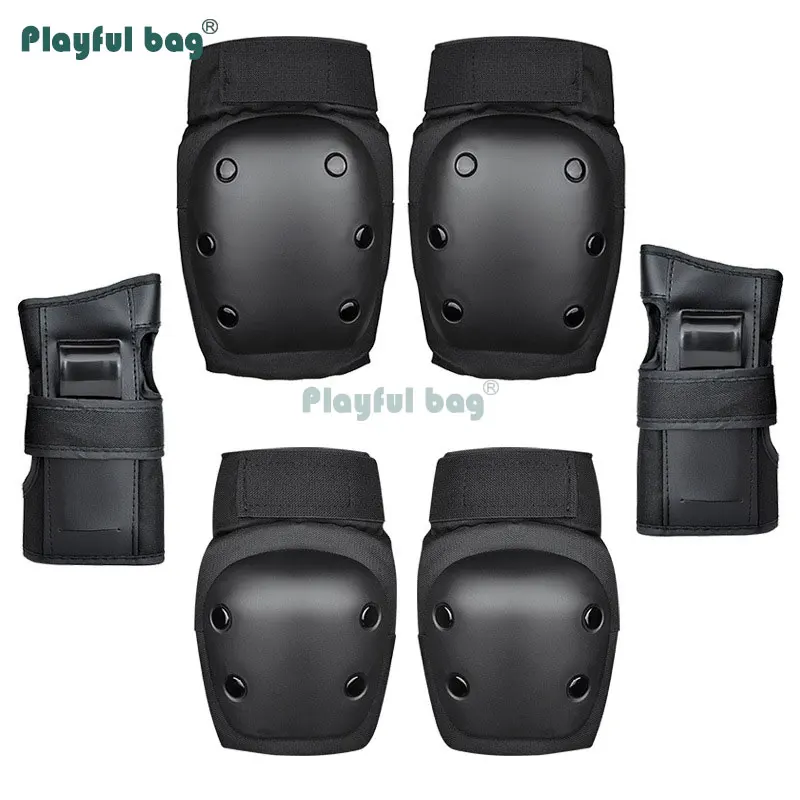 

Playful Bag Skating sport Protector 6-Piece set Outdoor Adult skating equipment Children's roller skate protector AMB69