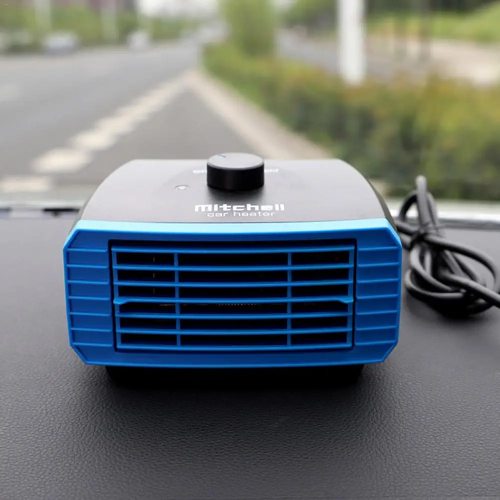 12V/24V Portable Car Heater Fast Heating Defogger Heat Cooling Fan Heater Warmer Snow Defogger Air Conditioner 15*16CM