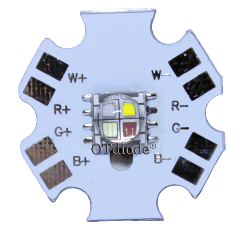 10PCS 3W 5W 10W 3535 5050-L2 XML RGBW XPE XPG XTE LED Cold Warm White RGB High Power LED chip on 20mm PCB