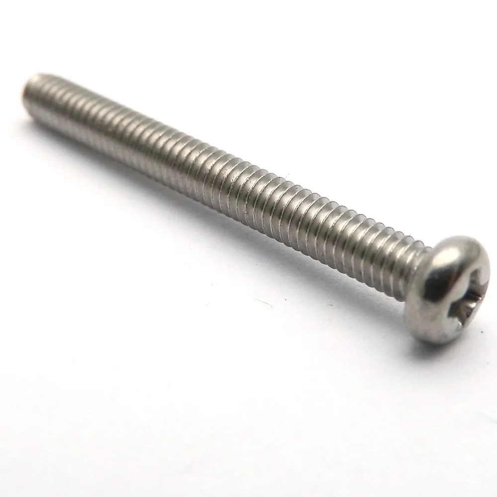 Microtornillo pequeño de acero inoxidable, cabeza cruzada, GB818, 200 piezas, M1, M1.2, M1.4, M1.6, M1.7, 6mm, 8mm, 304, A2