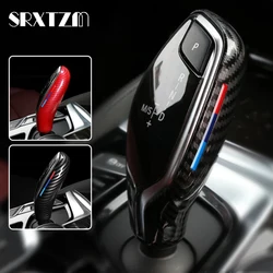 LHD RHD ABS Black Red Center Console Gear Shift Knob Trim Cover For BMW G30 G31 G01 G02 G32 5 Series X3 X4 6GT