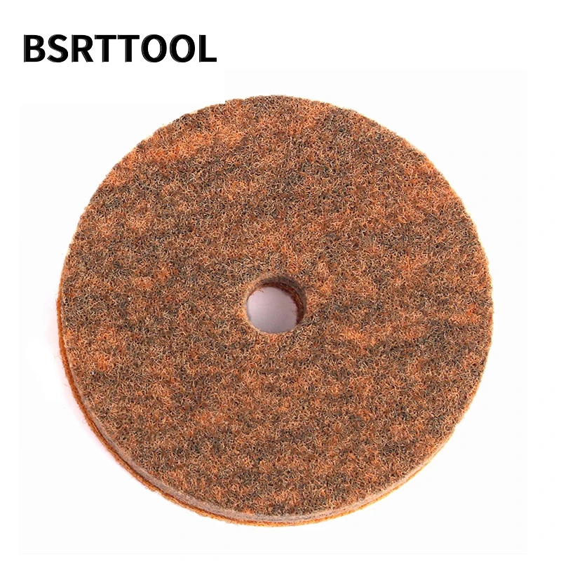 BSRTTOOL 5 Inch 7Pieces Sponge Diamond Polishing Pad For Marble Granite Concrete Floor Polishing Grinding