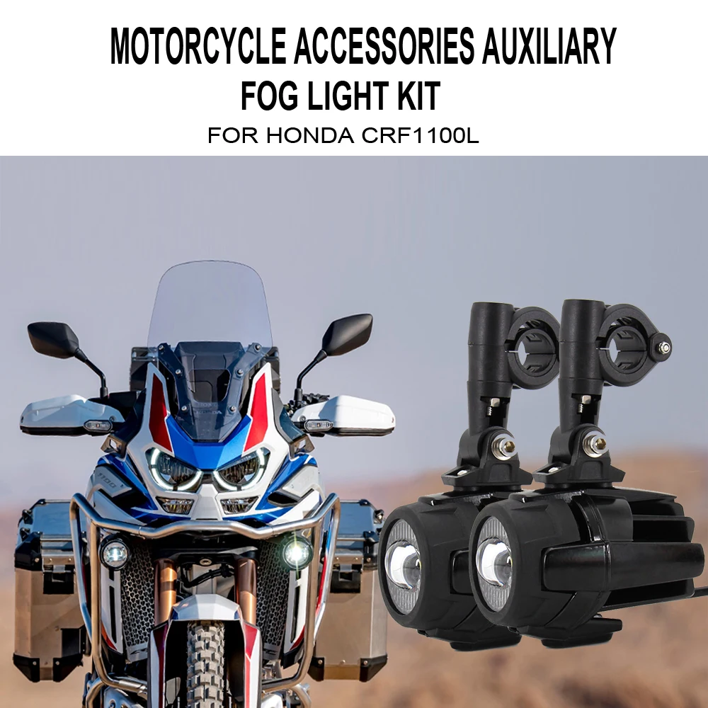 Fog Lights Motorcycle Accessories For Honda CRF1100L  CRF 1100L CRF1100 L Africa Twin LED Auxiliary Fog Light Driving Lamp