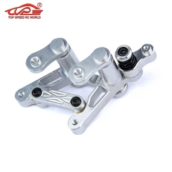 1/5 RC Car CNC Alloy Steering Set for HPI ROVAN KINGMOTOR ROFUN Baja 5B 5T 5SC TRUCK Parts