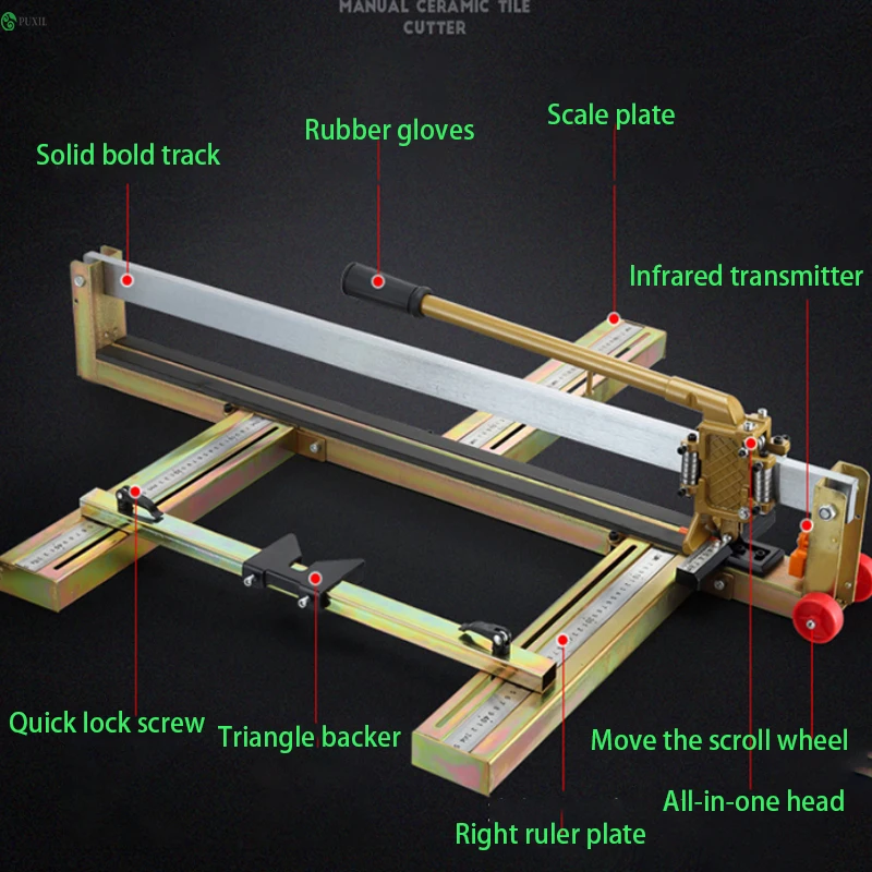 Manual tile cutter push knife handheld push pull knife floor tile cutter 800 type