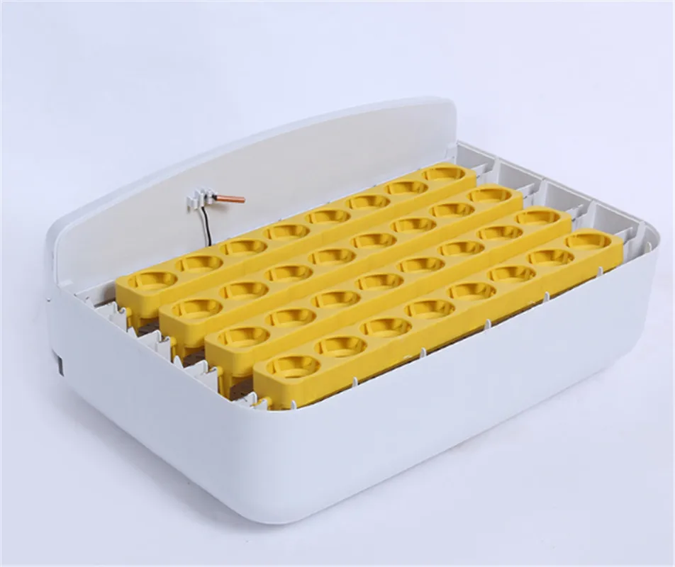 A All-In-One Intelligent Full-automatic Egg Incubator Hatcher 56 Eggs Hatching Machine for Chicken Duck Transparent Plastic