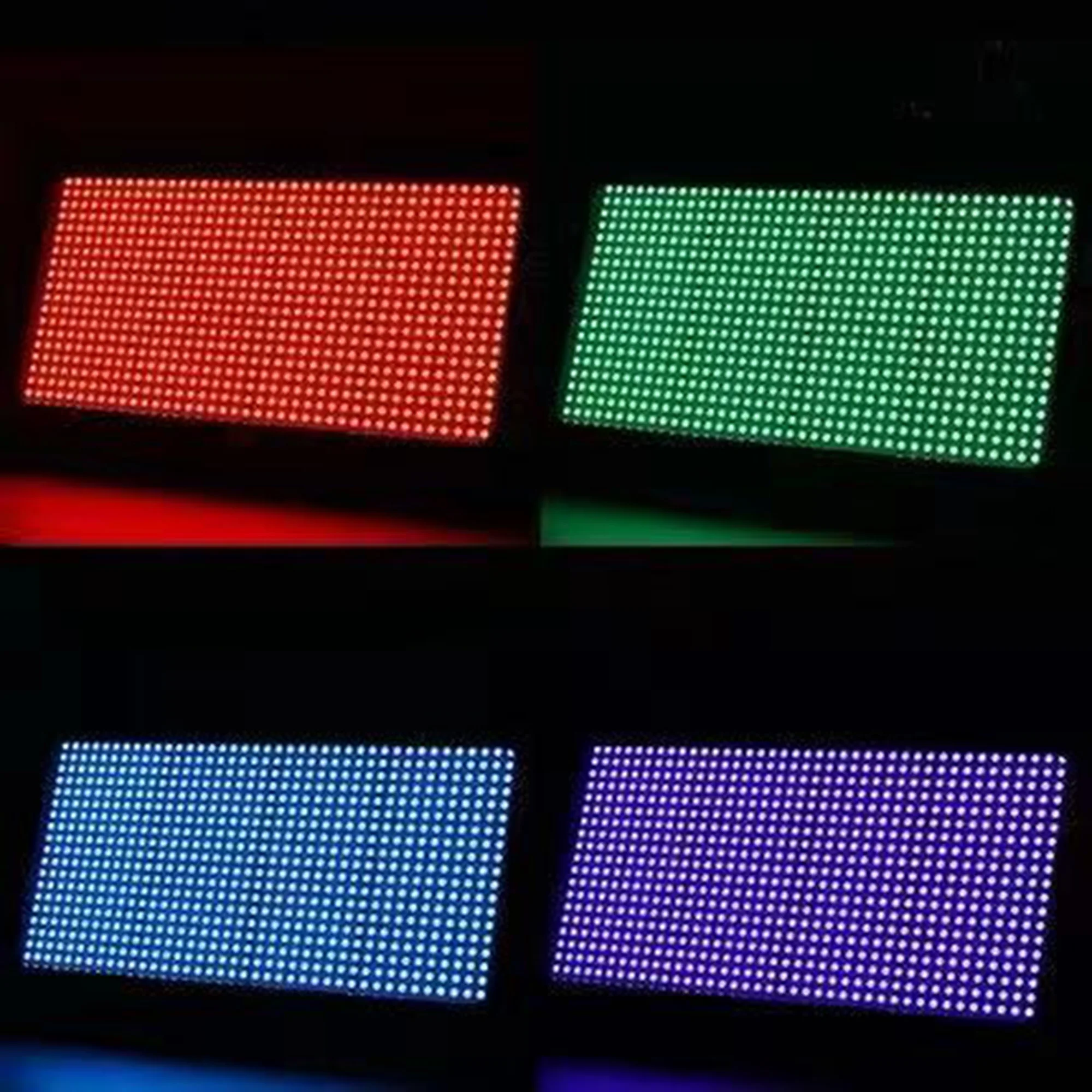 DMX 512 1000 Вт 960 шт. RGB светодиодный стробоскоп высокая яркость внутреннее сценическое освещение Сегментированная вспышка dj диско