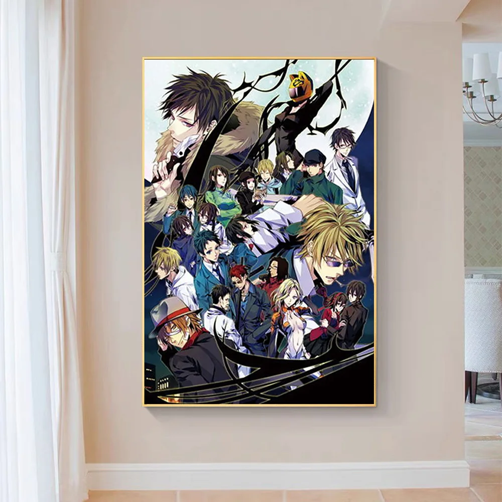 

SP048 Silk Cloth Wall Poster Durarara Celty Mikado Fight Japan Anime Art Home Decoration Gift