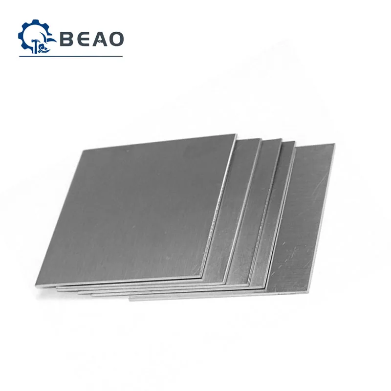 1Pc 304 Stainless Steel Sheet Square Steel Plate Metal Pad Polished Plates Thick 1/1.5/2/3mm