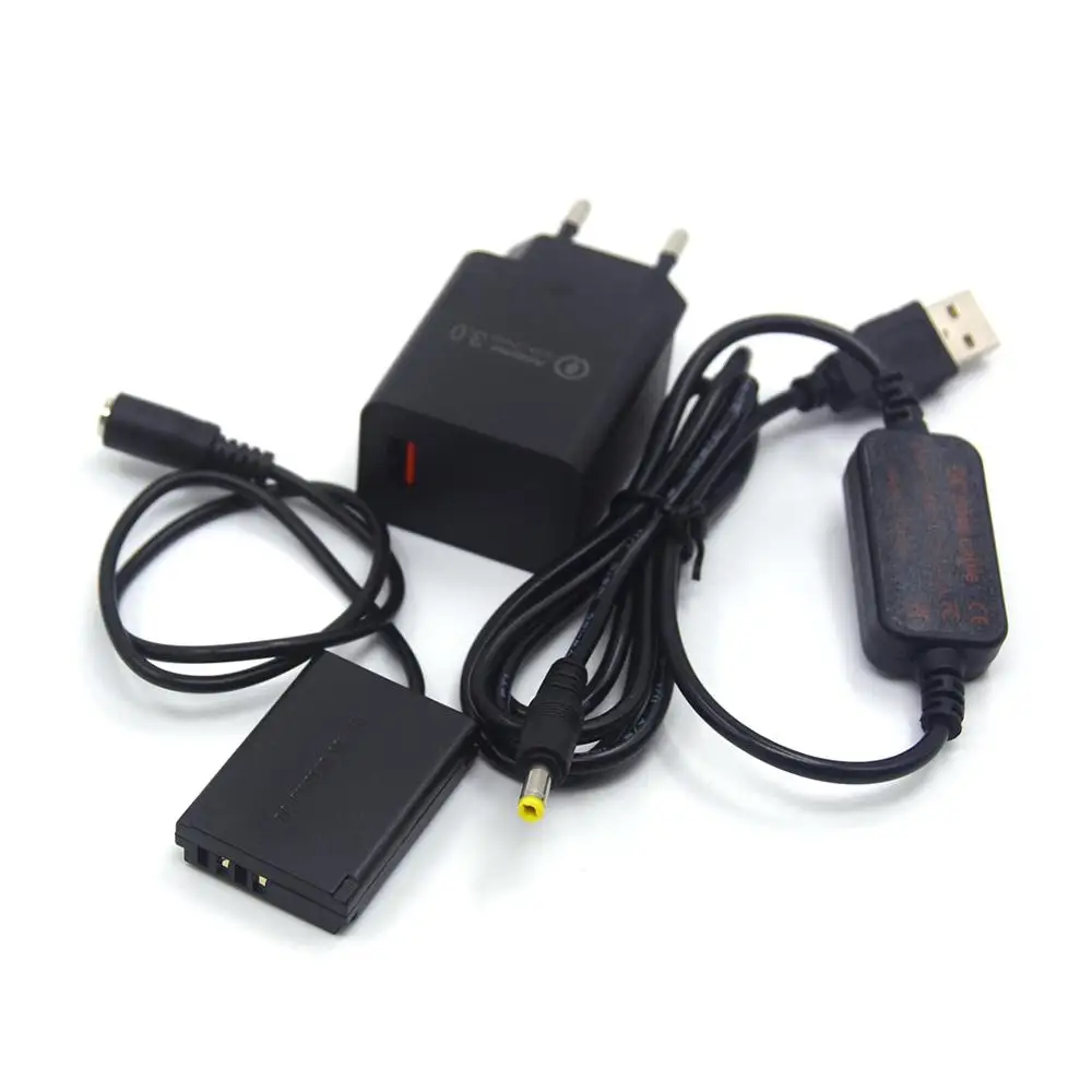 QC3.0 Быстрая зарядка USB кабель питания DR-110 переходник постоянного тока NB-13L фиктивная батарея для Canon PowerShot G5X G7X G9X SX620HS SX720HS