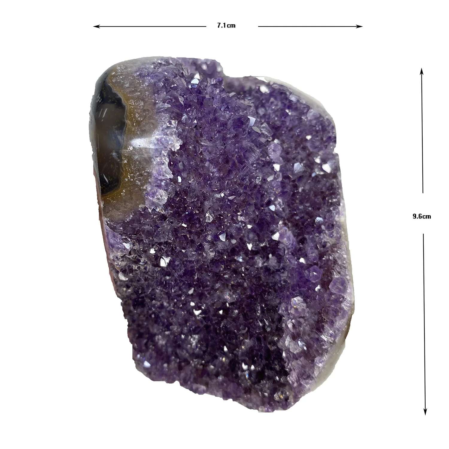 

Natural amethyst home study decoration ornaments crystal specimen energy healing irregular stone mineral stone high-quality craf