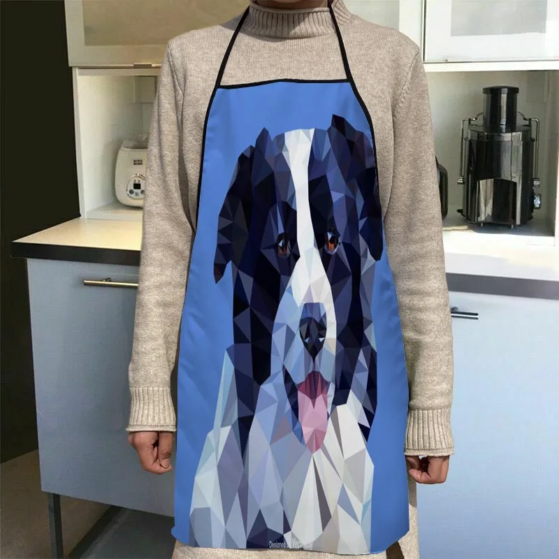 Dog Pattern Aprons Home Coffee Shop Cleaning Aprons Anti-Dirty Kitchen Accessories For Men Women 50x75cm,68x95cm Funy Gift