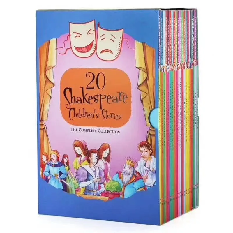 20/หนังสือ/ชุด Shakespeare เด็ก Stories Book เรื่องราวที่น่าสนใจภาพเด็กหนังสือภาษาอังกฤษเด็กการเรียนรู้ของเล่น