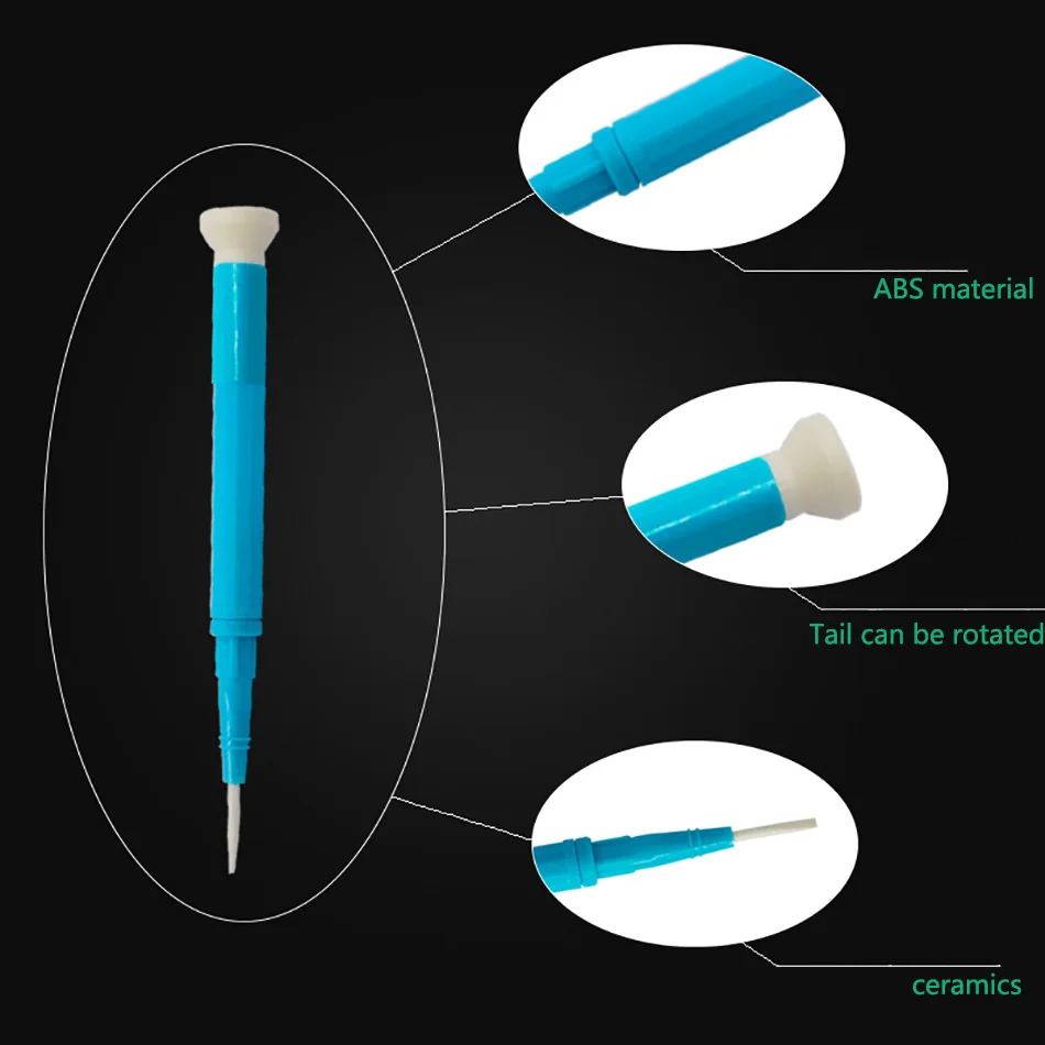 Anti-Static Ceramic Screwdriver Non-Conductive No-Magnetic Soldering Station Calibration Without Induction Adjust Frequency