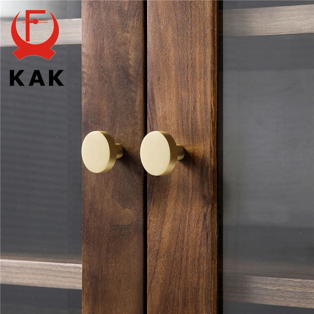 KAK Gold ตู้ Knobs สีดำครัวจับโลหะผสมสังกะสีที่มีสีสัน Knobs เฟอร์นิเจอร์สำหรับห้องเด็ก30มม.ตู้ประตูดึงฮาร์ดแวร์