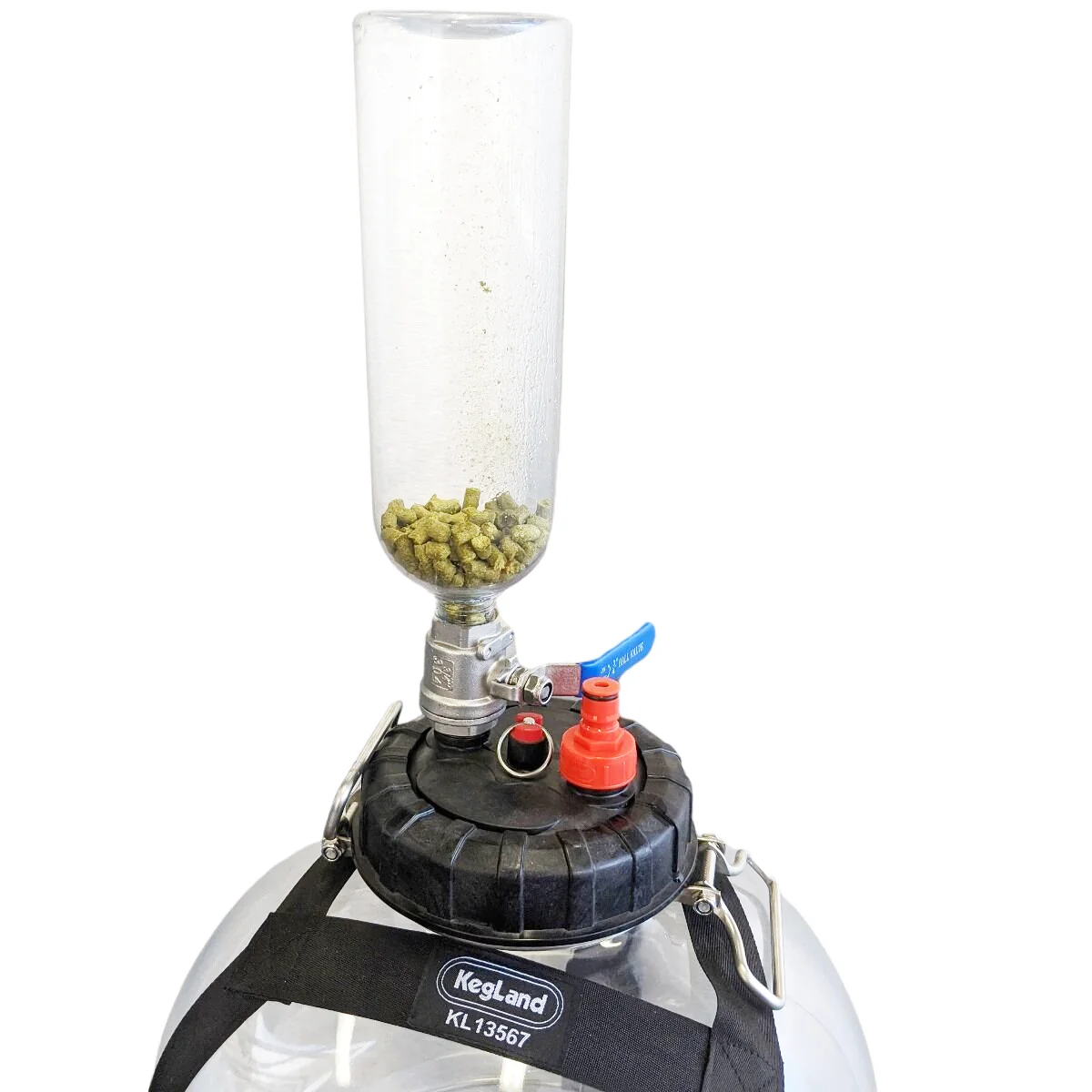 Kegland PCO1881 x PCO1881 Female Ball Balve - Dry Hop Device for FermZilla homebrew