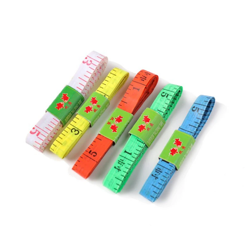 1.5m Body Measuring Ruler Sewing Tailor Tape  Mini Soft Flat Ruler Centimeter Meter Sewing Measuring Tapes Measure