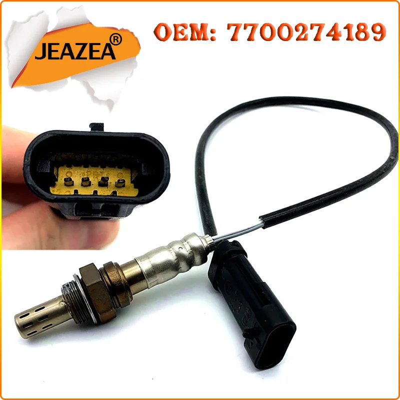 JEAZEA 4 Pin Front Rear Lambda Sensor Oxygen Probe 1.2 1.4 1.6 1.8 2.0 16V 7700274189 8200033618 7700107561 Fit For Renault